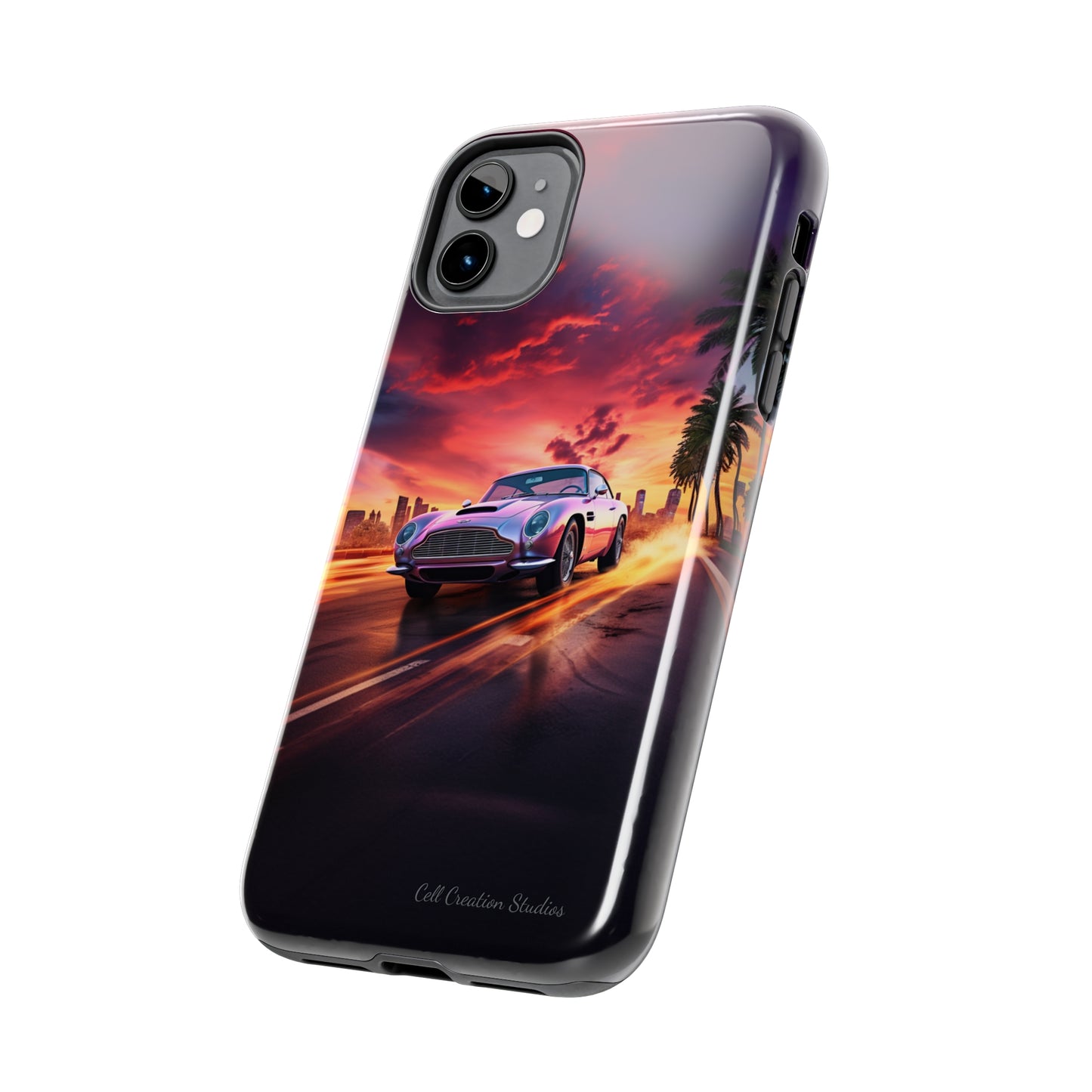 "Silver Aston Martin Racing" -Tough iPhone Cases