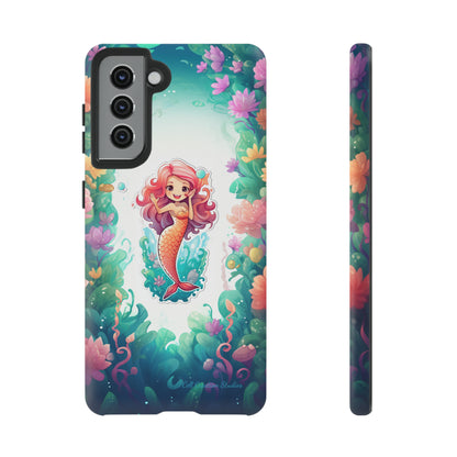 "Pink Seaflower Mermaid" -Tough Samsung Phone Cases