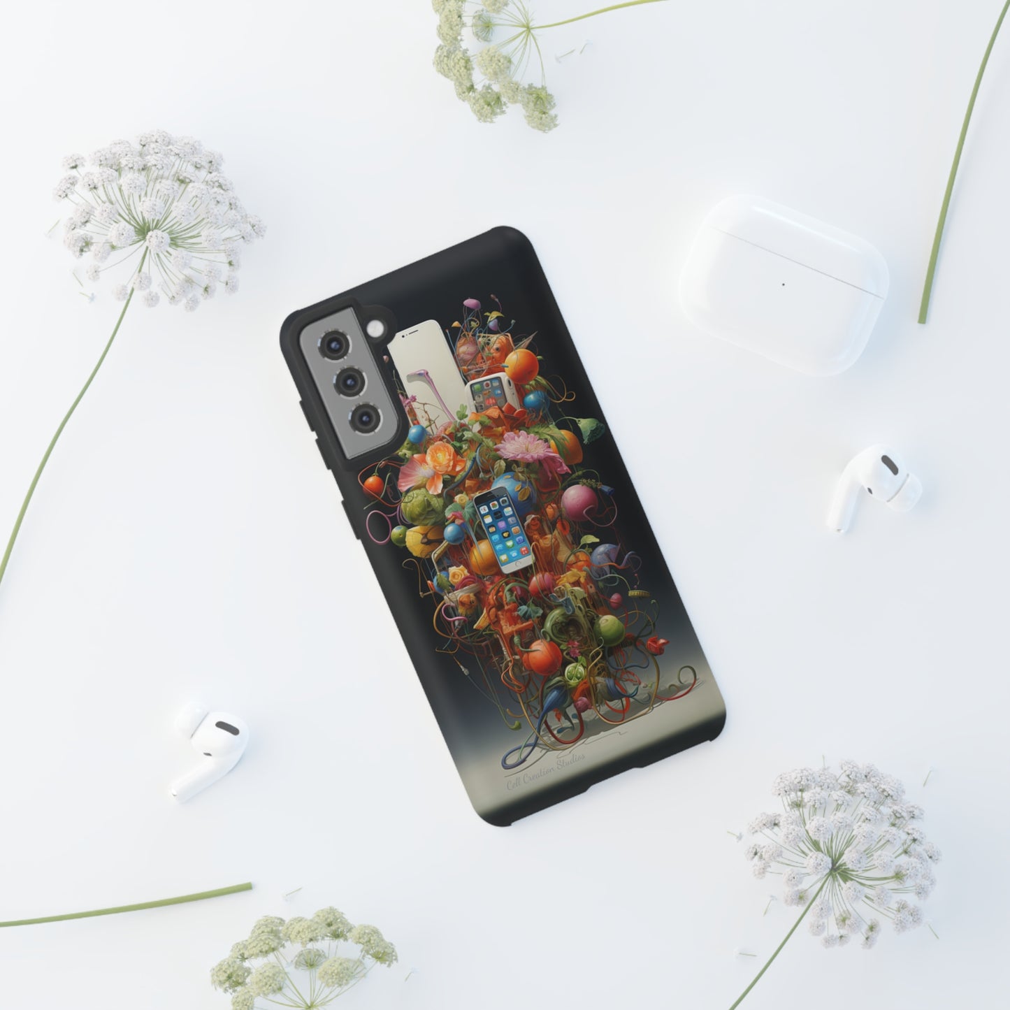 Introducing the "NatureFusion" Cell Phone Case – Where Technology Blossoms into Beauty!