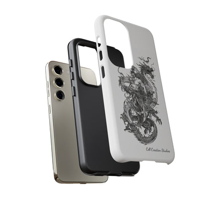 "Samurai and Dragon Sketch" -Tough Samsung Galaxy Cases