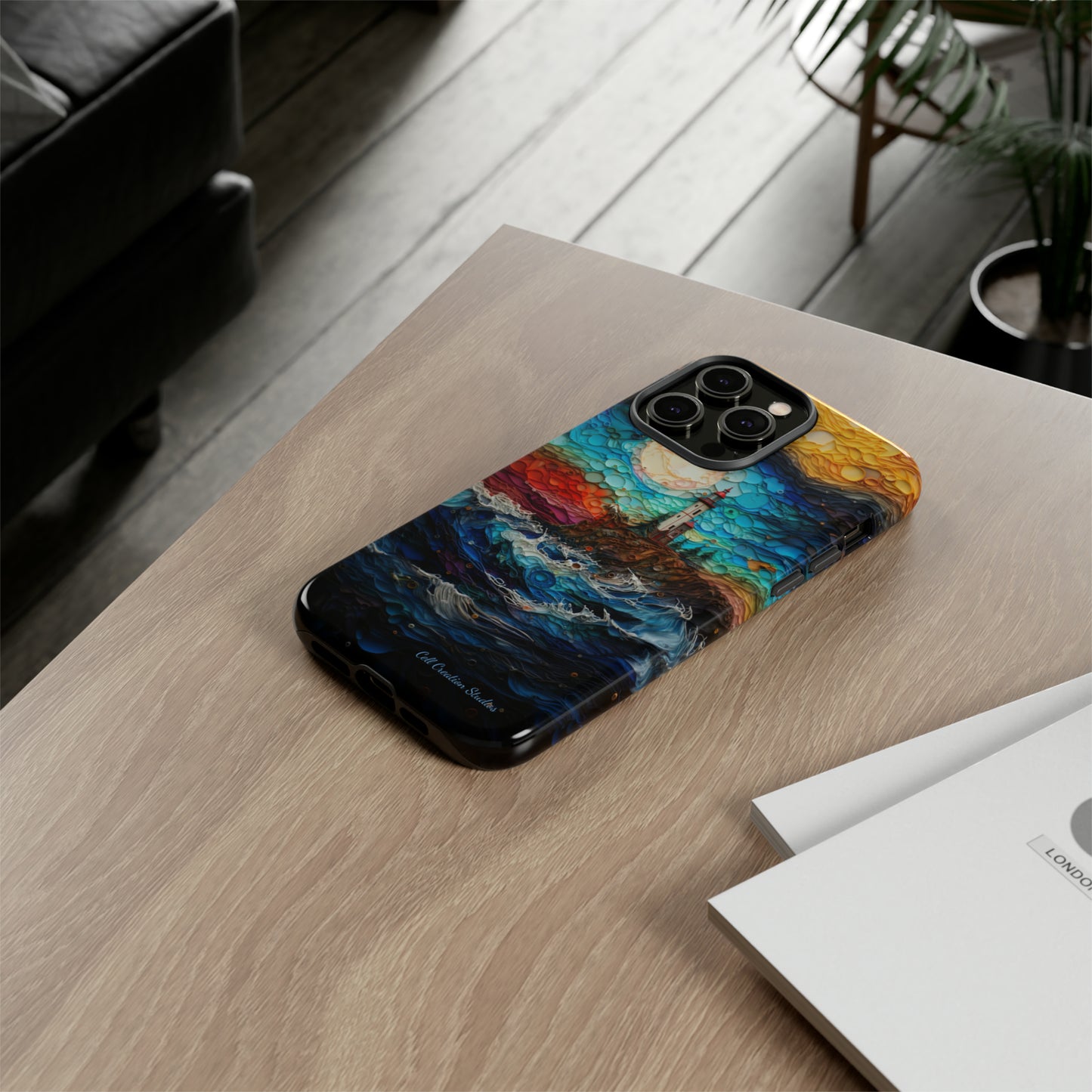 "Coastal Canvas Guardian" -Tough iPhone Cases