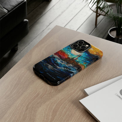 "Coastal Canvas Guardian" -Tough iPhone Cases