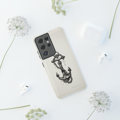 "Nautical Elegance Anchor" -Tough Samsung Phone Cases