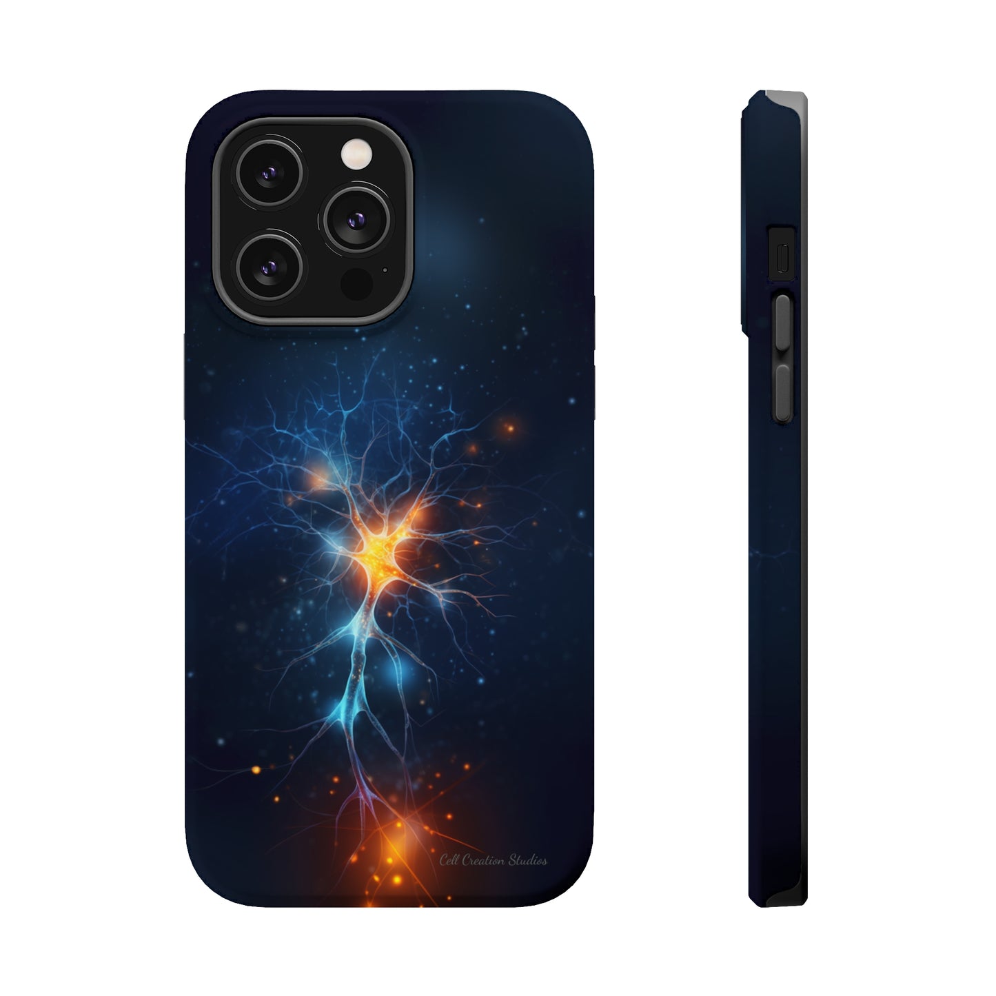 Introducing the "Luminous Neuron" Cell Phone Case – Illuminate Your Connection! -MagSafe Tough Cases