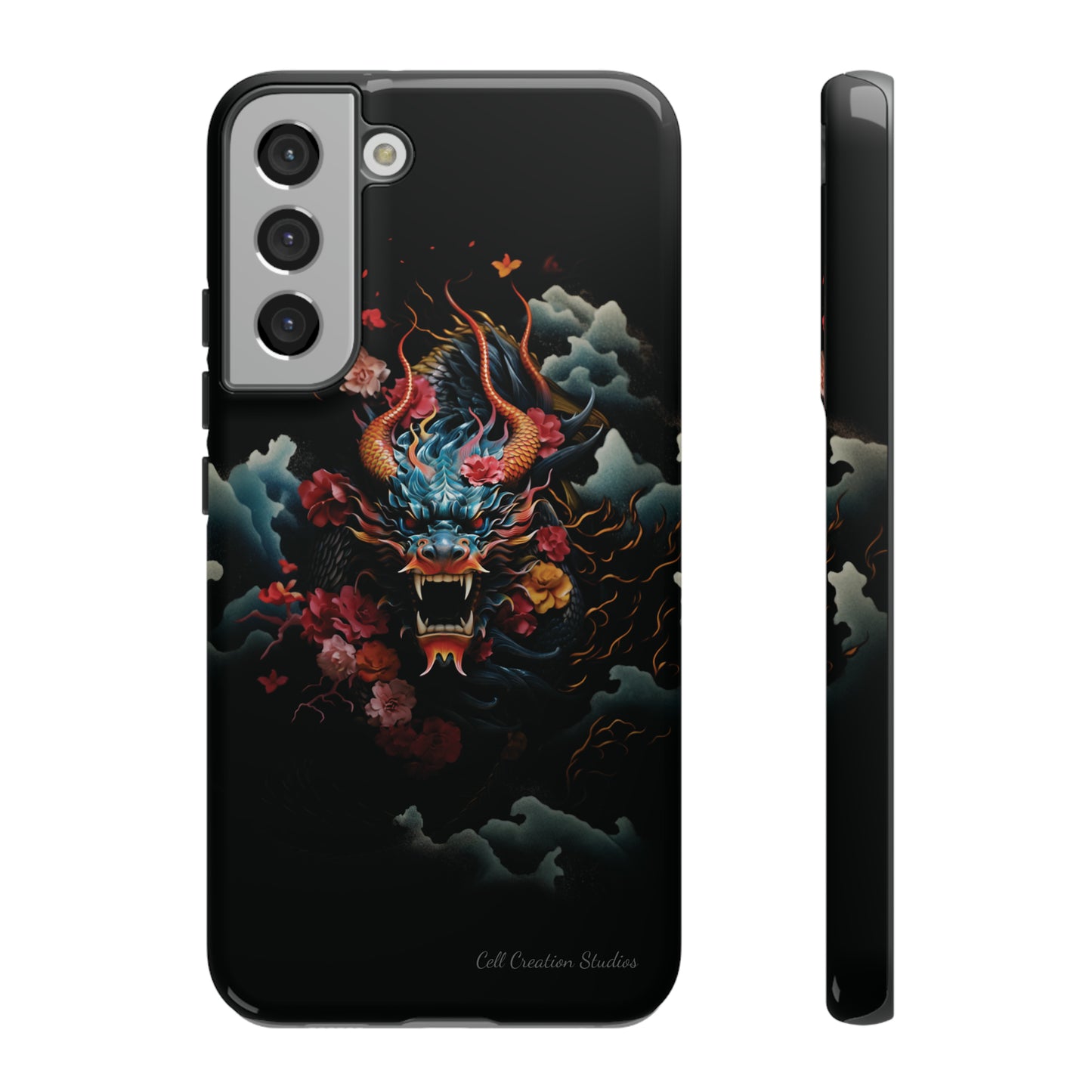 Introducing the "Japanese Dragon Majesty" Cell Phone Case – Embrace the Legend in Style -Tough Cases