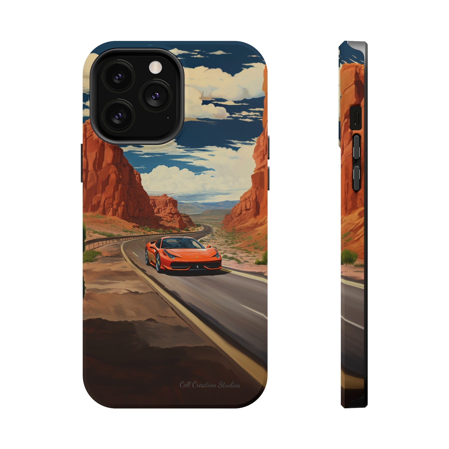 "Desert Racer Ferrari Edition" -MagSafe Tough iPhone Cases