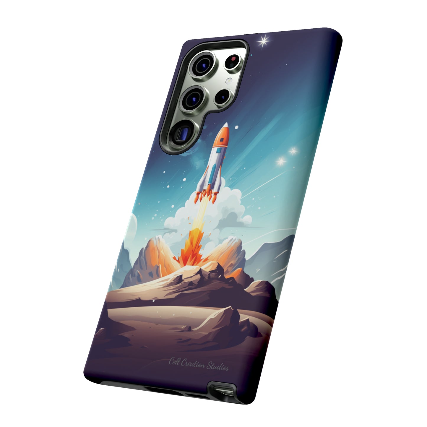 Introducing our "Galactic Odyssey" Cell Phone Case – Launch Your Device into Adventure -Tough Cases