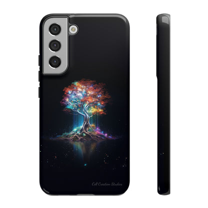 Introducing the "Vibrant Glow Tree" Cell Phone Case – Radiate Elegance with Nature's Brilliance -Tough Cases