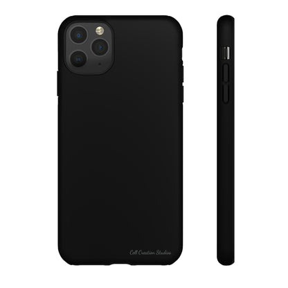 "Stealth Black Defender" -Tough iPhone Cases