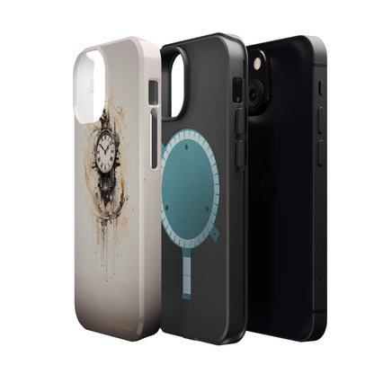 Introducing the "Elegant Clockwork" Cell Phone Case – Embrace Timekeeping with Style and Grace -MagSafe Tough Cases