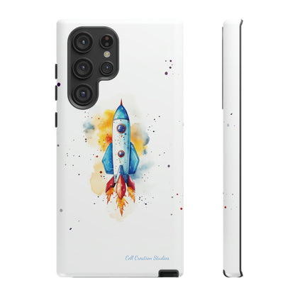 Introducing our "Cosmic Rocket" Cell Phone Case – Where Style Meets Adventure -Tough Cases