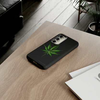 "Cannabis Chic" Marijuana Leaf Phone Case -Tough Cases