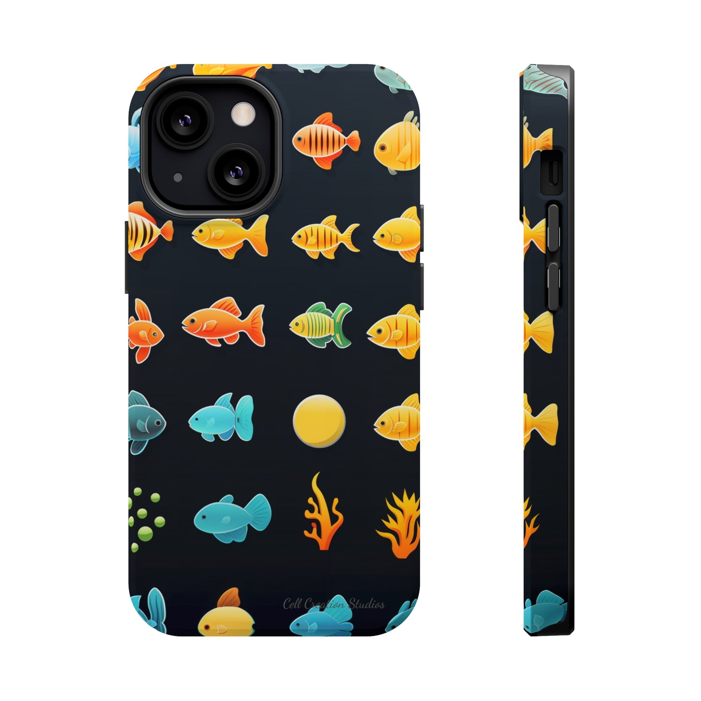 "AquaArt Fish" -MagSafe Tough Phone Cases