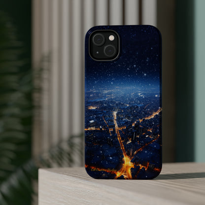 "Urban Snowfall Glow" -MagSafe Tough iPhone Cases