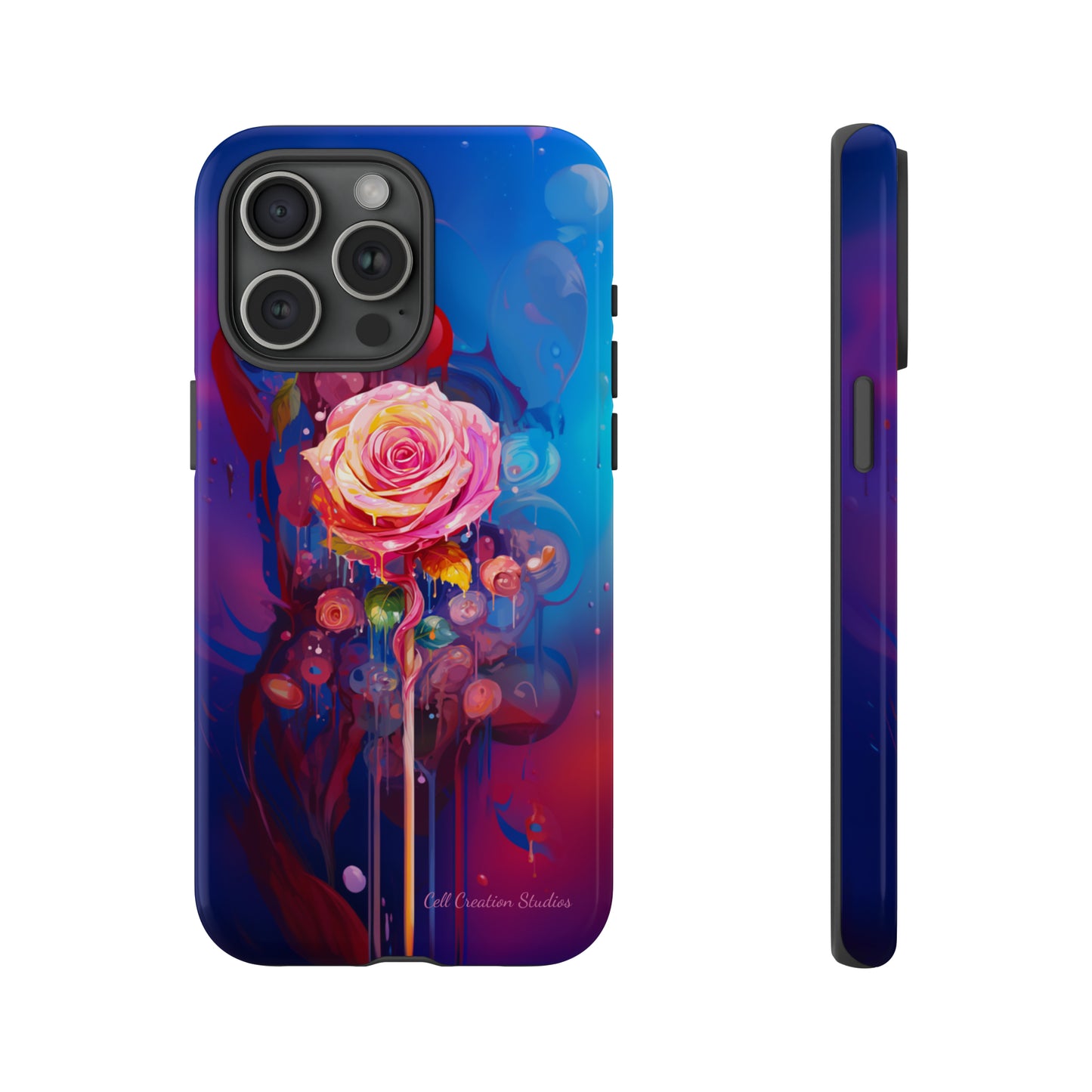 "Dreamy Rose Bloom Fantasy" -Tough iPhone Cases