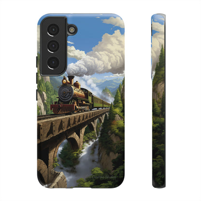 The "Scenic Mountain Train" Phone Case -Tough Cases