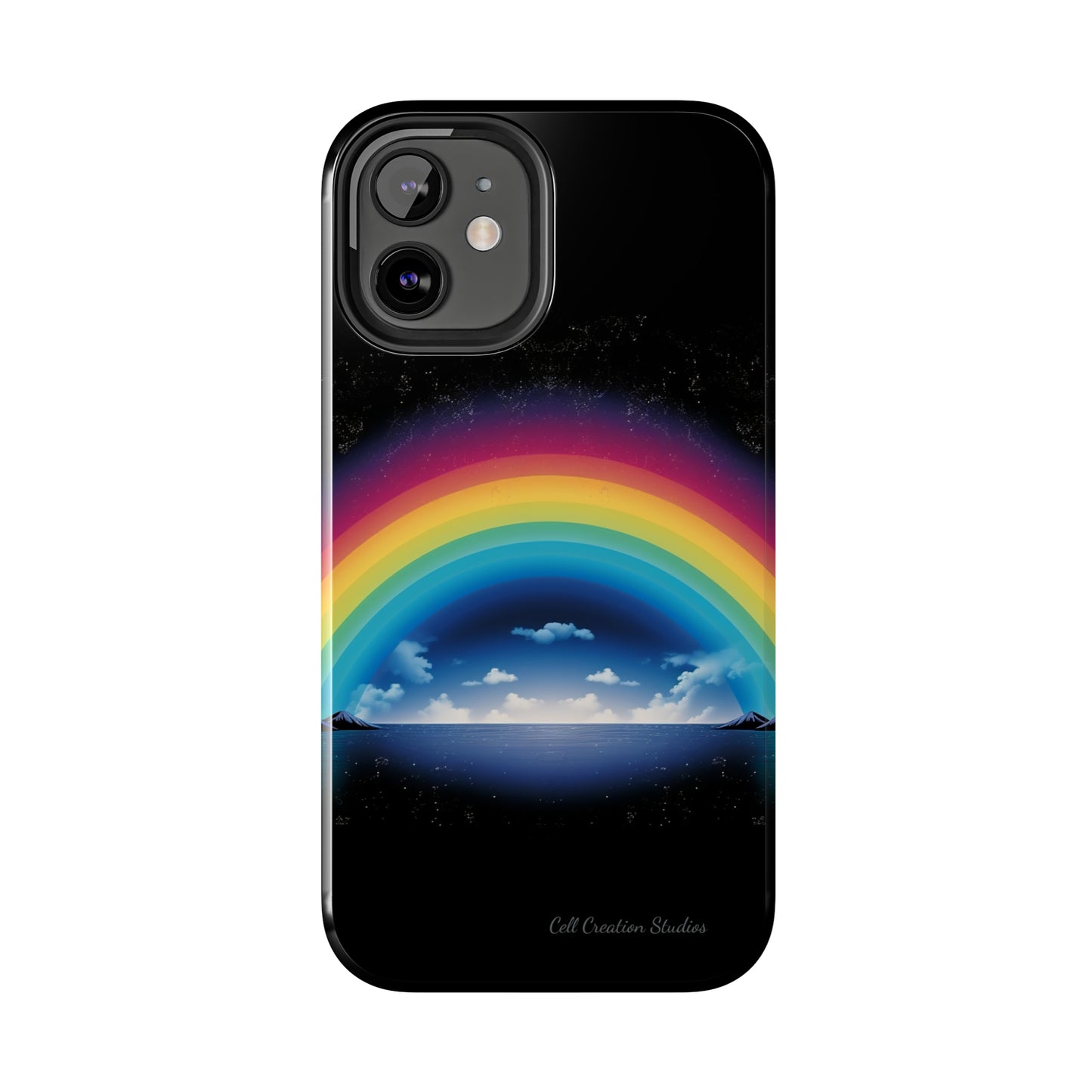 "Vibrant Skies: Rainbow Sunset" Cell Phone Case -Tough Phone Cases