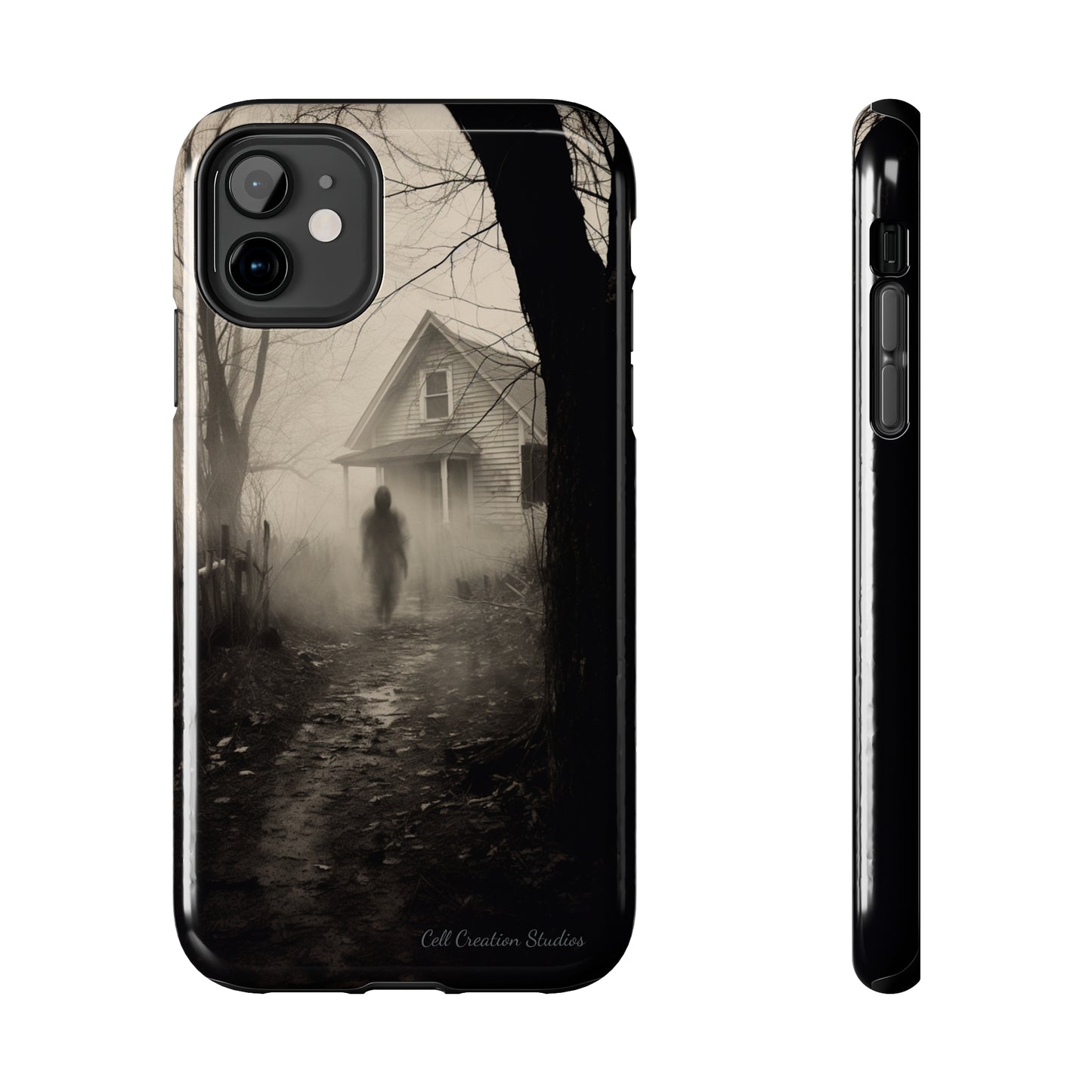 Introducing the "Ethereal Encounter" Cell Phone Case – Unveil the Mystery of the Ghostly Presence -Tough Phone Cases