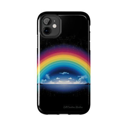 "Vibrant Skies: Rainbow Sunset" Cell Phone Case -Tough Phone Cases