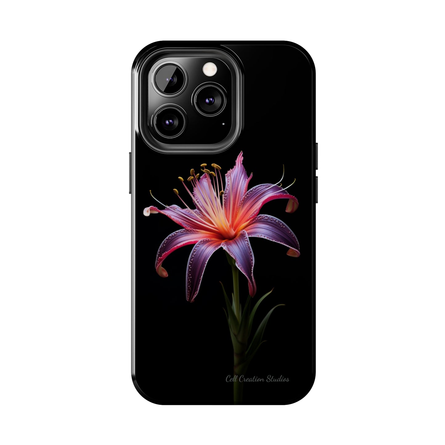 "Vibrant Purple Lily" Phone Case -Tough Phone Cases