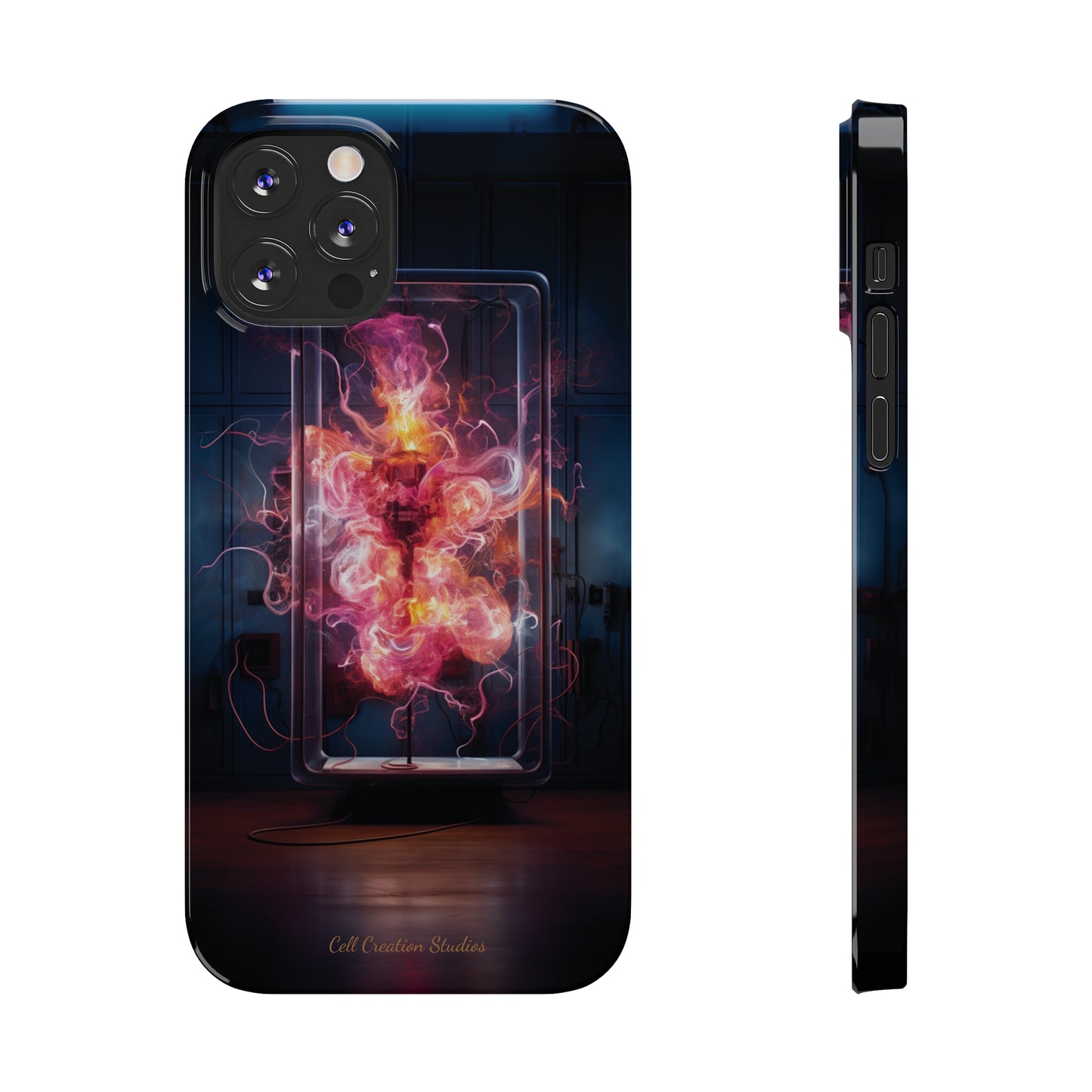 Introducing the "Ethereal Ember" Cell Phone Case – Capturing the Essence of Mystery -Slim Phone Cases