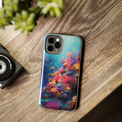 "Coral Reef Splendor" Cell Phone Case – Dive into the Vibrant Underwater World - Phone Cases