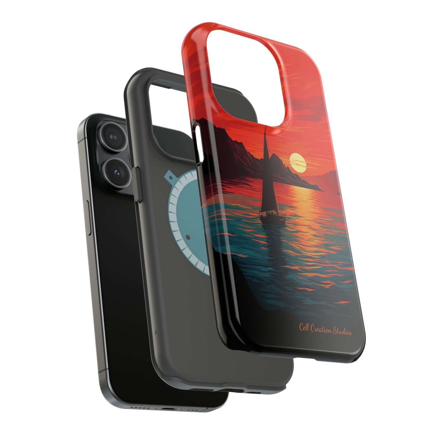 "Serenity at Sunset" -MagSafe Tough iPhone Cases