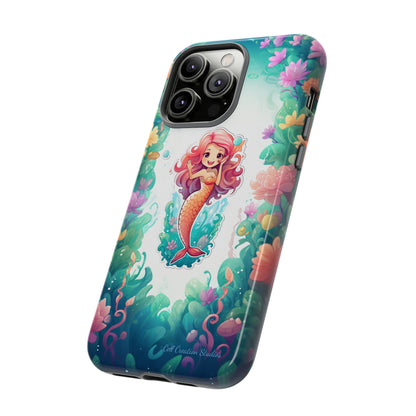 "Pink Seaflower Mermaid" -Tough iPhone Cases