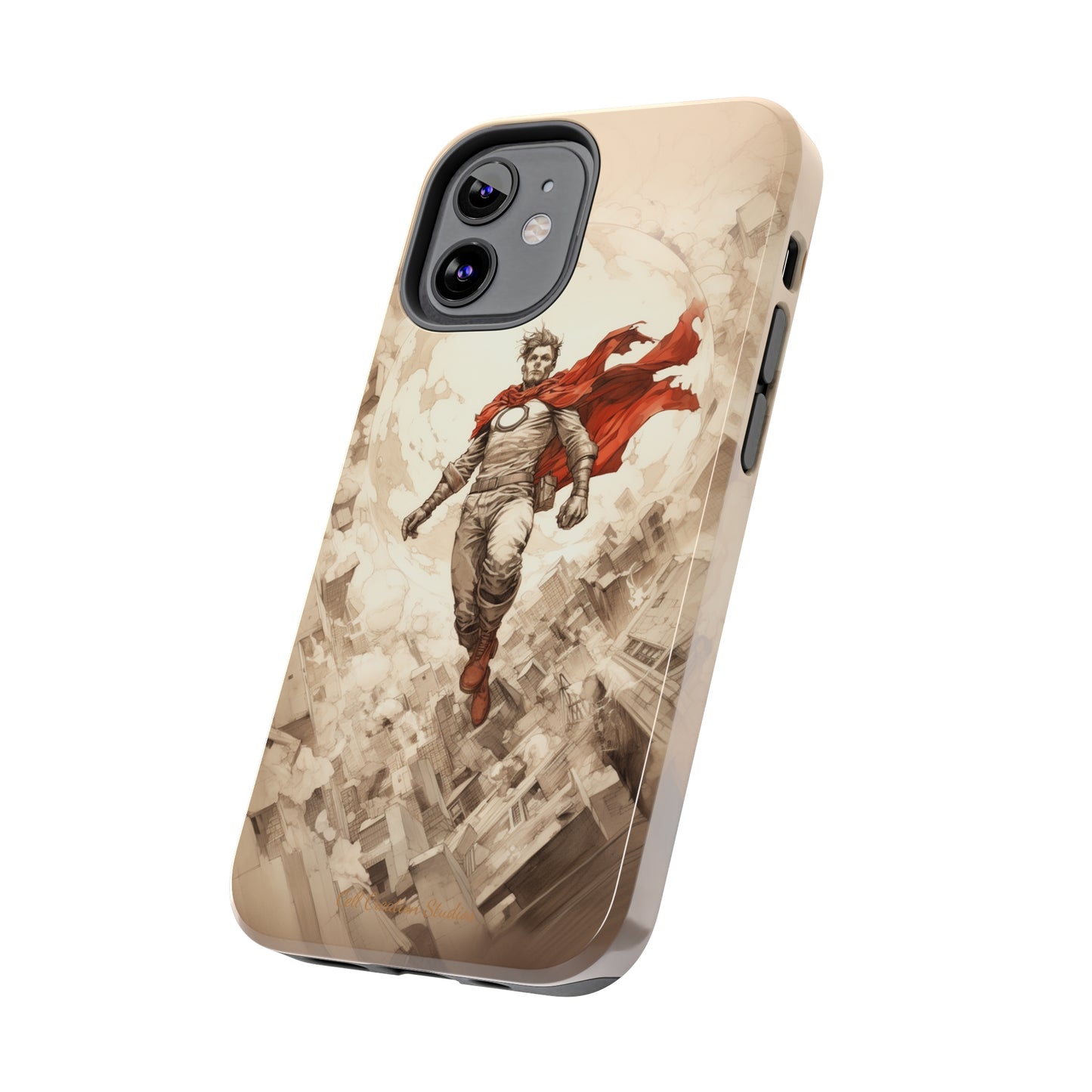 Introducing the "Heroic Guardian" Cell Phone Case – Unleash Your Inner Superhero with Captivating Design -Tough Phone Cases