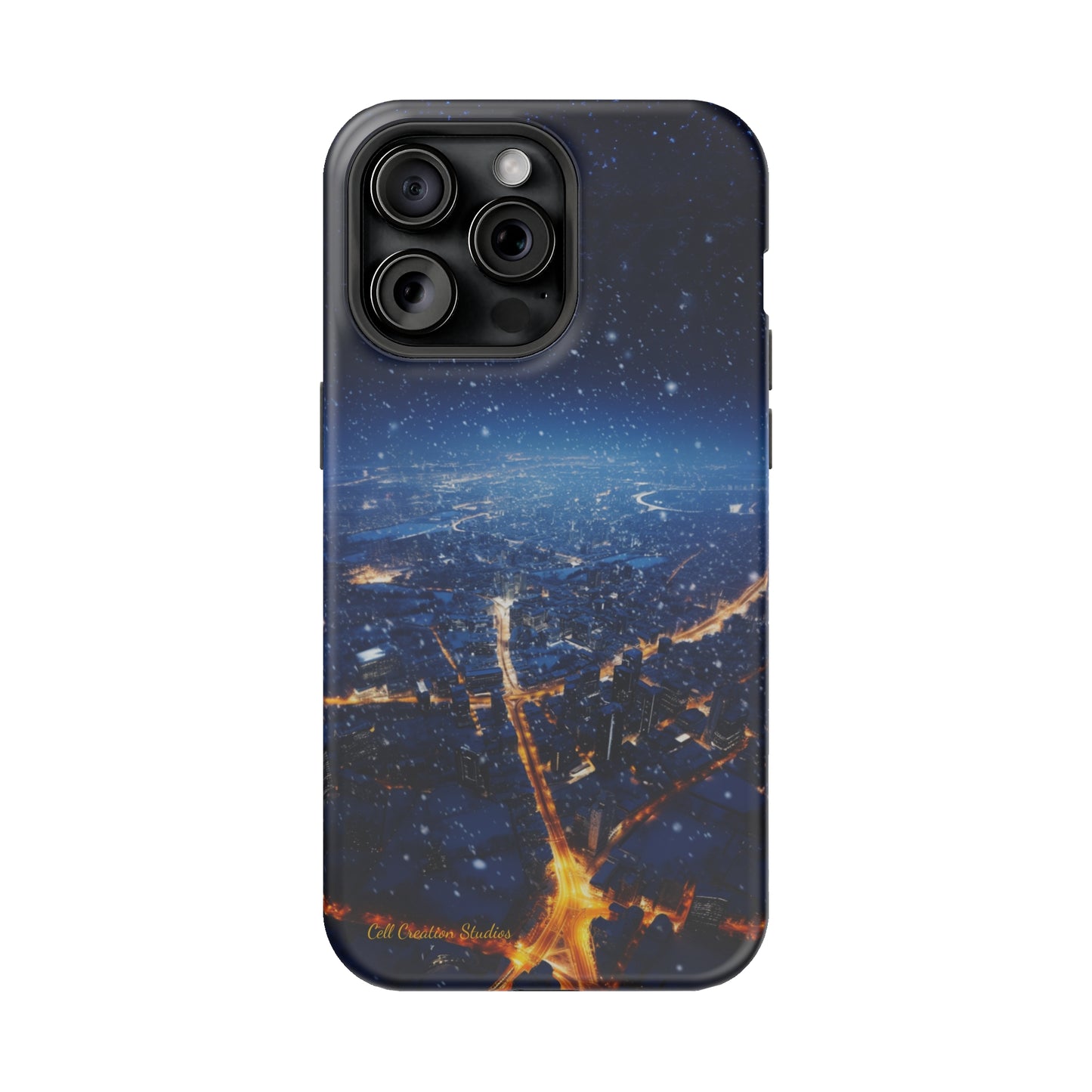 "Urban Snowfall Glow" -MagSafe Tough iPhone Cases