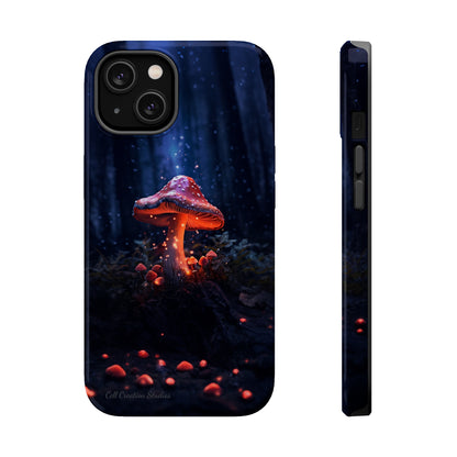 Introducing the "Enchanted Magic Mushroom" Cell Phone Case – Unveil the Mystical Realm -MagSafe Tough Cases