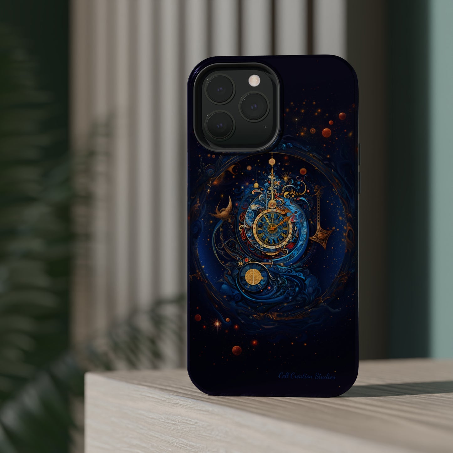 "Cosmic Clock Elegance" -MagSafe Tough iPhone Cases