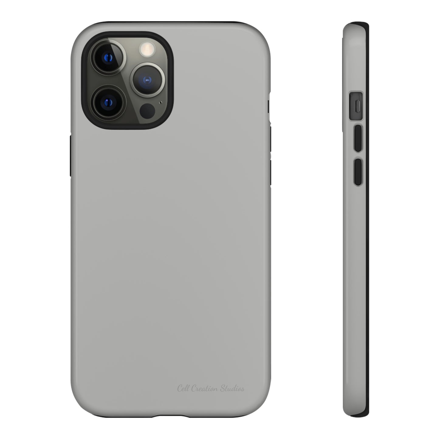 "Sleek Silver Essence" -Tough iPhone Cases