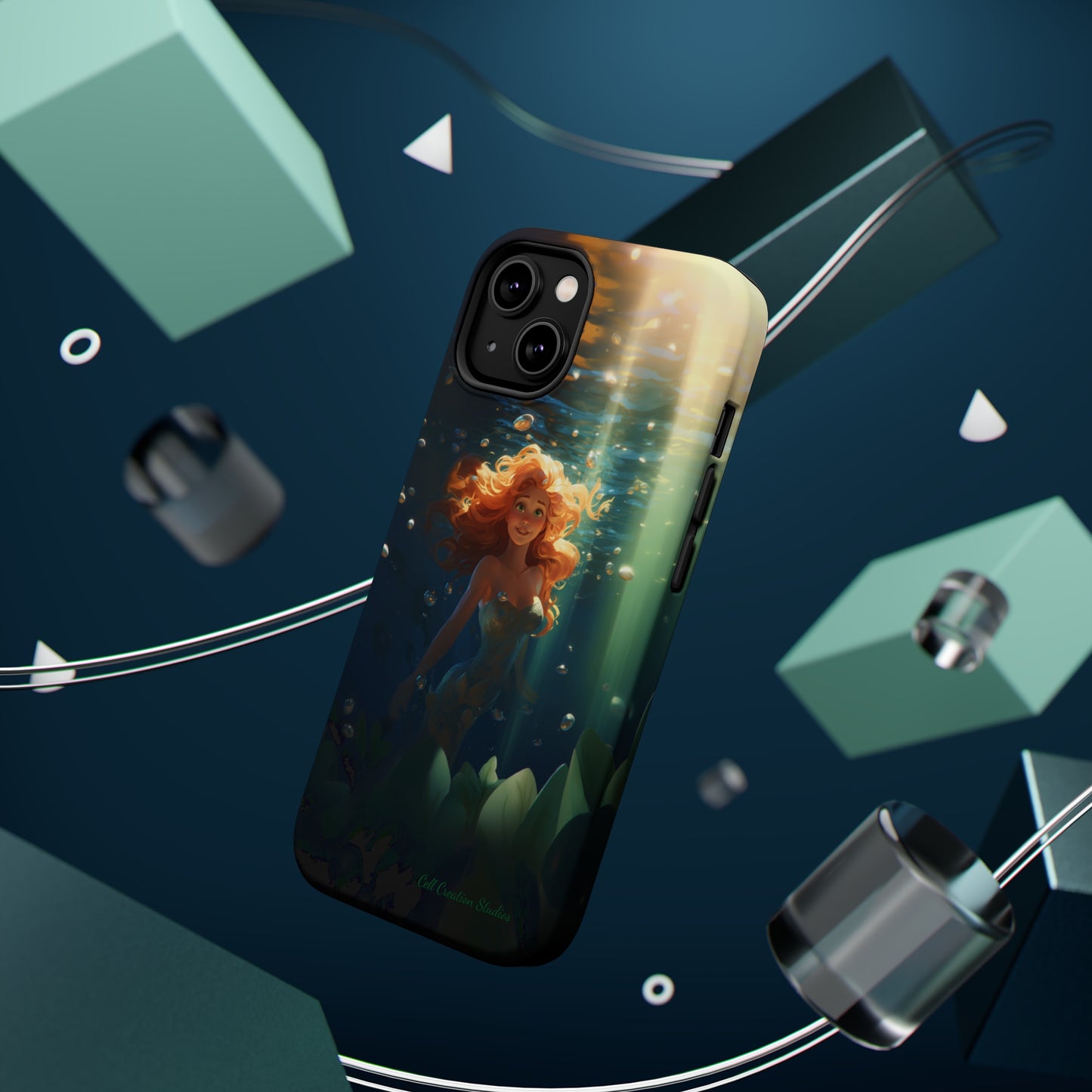 Dive into Enchantment with Our "Ariel Little Mermaid" Phone Case -MagSafe Tough Cases