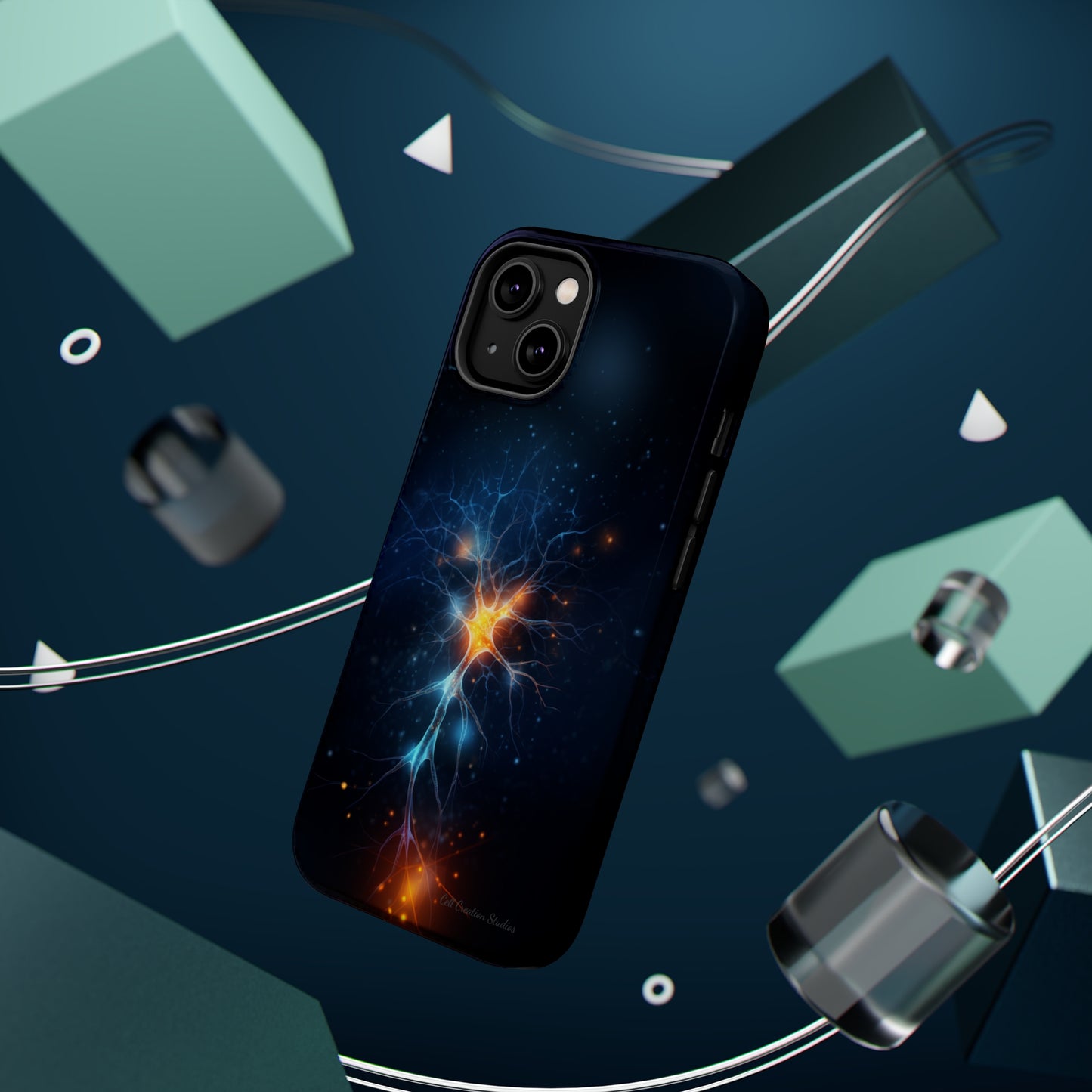 Introducing the "Luminous Neuron" Cell Phone Case – Illuminate Your Connection! -MagSafe Tough Cases