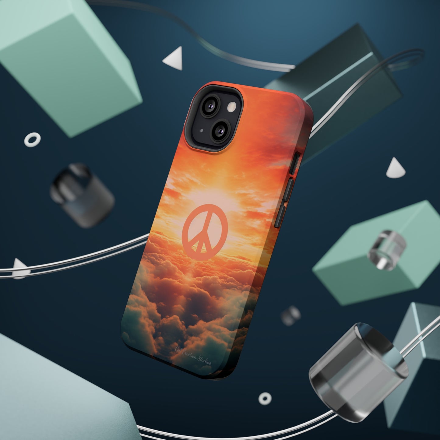 Introducing the "Sky Peace" Cell Phone Case – Carry Tranquility in Your Pocket -MagSafe Tough Cases