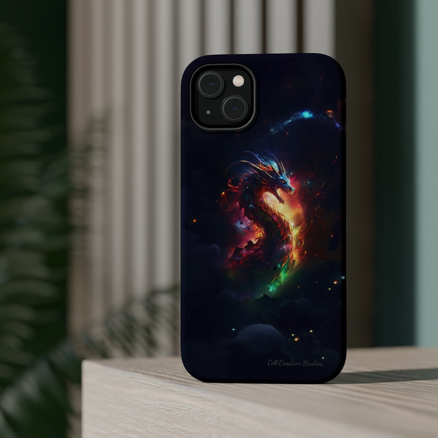 "Cosmic Dragon Unleashed" -MagSafe Tough iPhone Cases