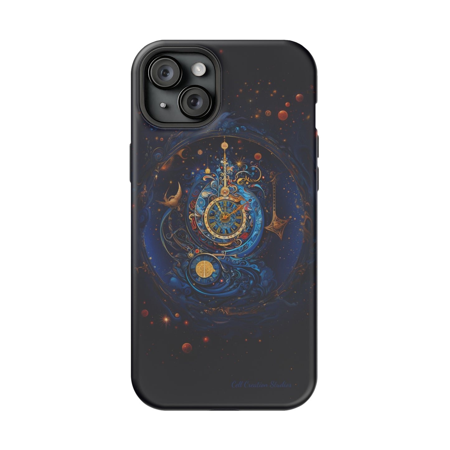 "Cosmic Clock Elegance" -MagSafe Tough iPhone Cases