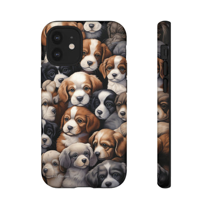 "Puppy Pile" Cuddles Phone Case -Tough Cases