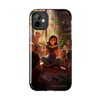 Introducing the "Inspiring Teacher's Tale" Cell Phone Case – Capture the Joy of Storytime -Tough Phone Cases