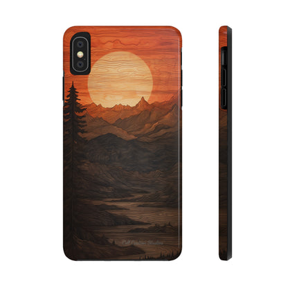 The "Sunset Mountains" Phone Case -Tough Phone Cases