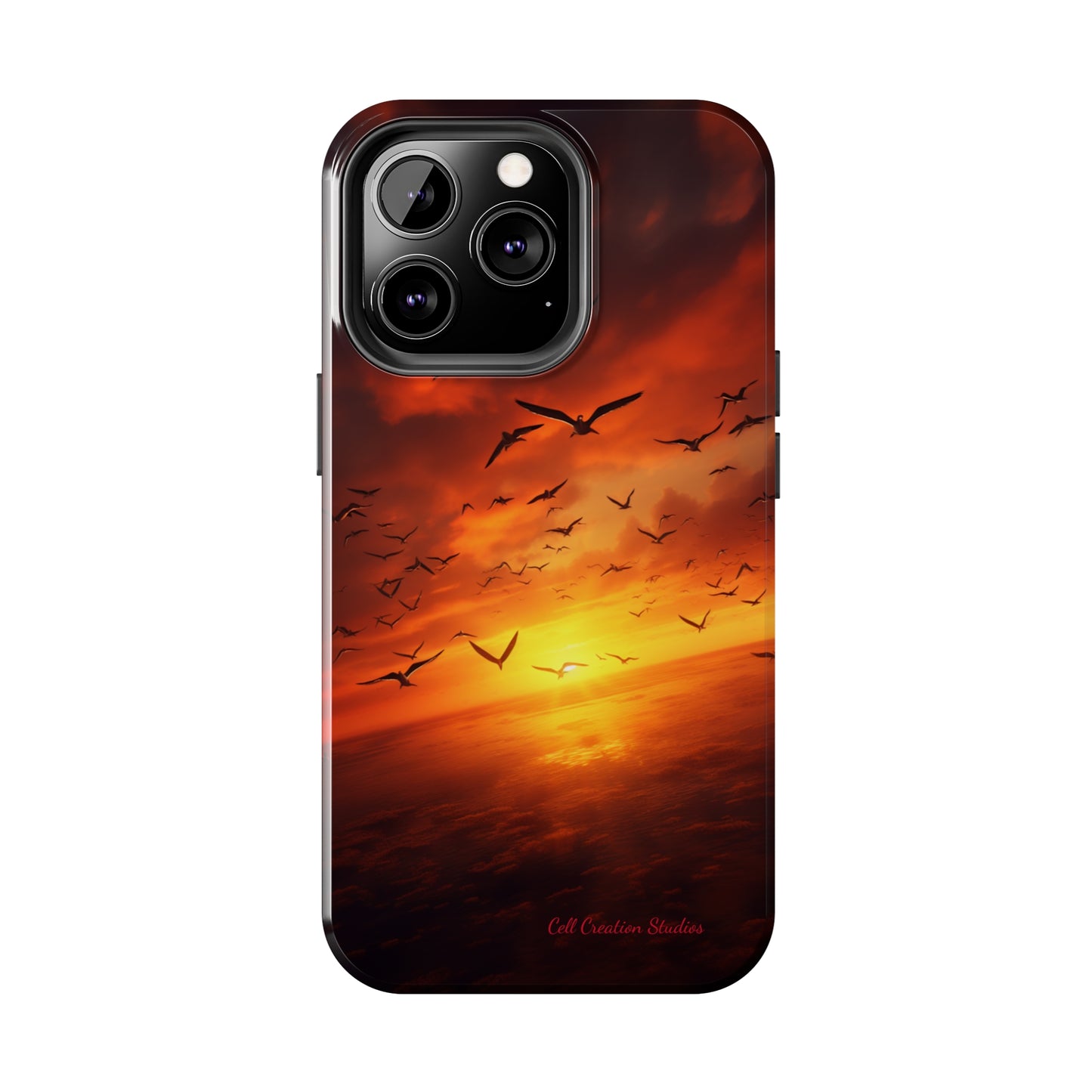 Introducing the "Sunset Soar" Cell Phone Case – Embrace Freedom and Beauty -Tough Phone Cases