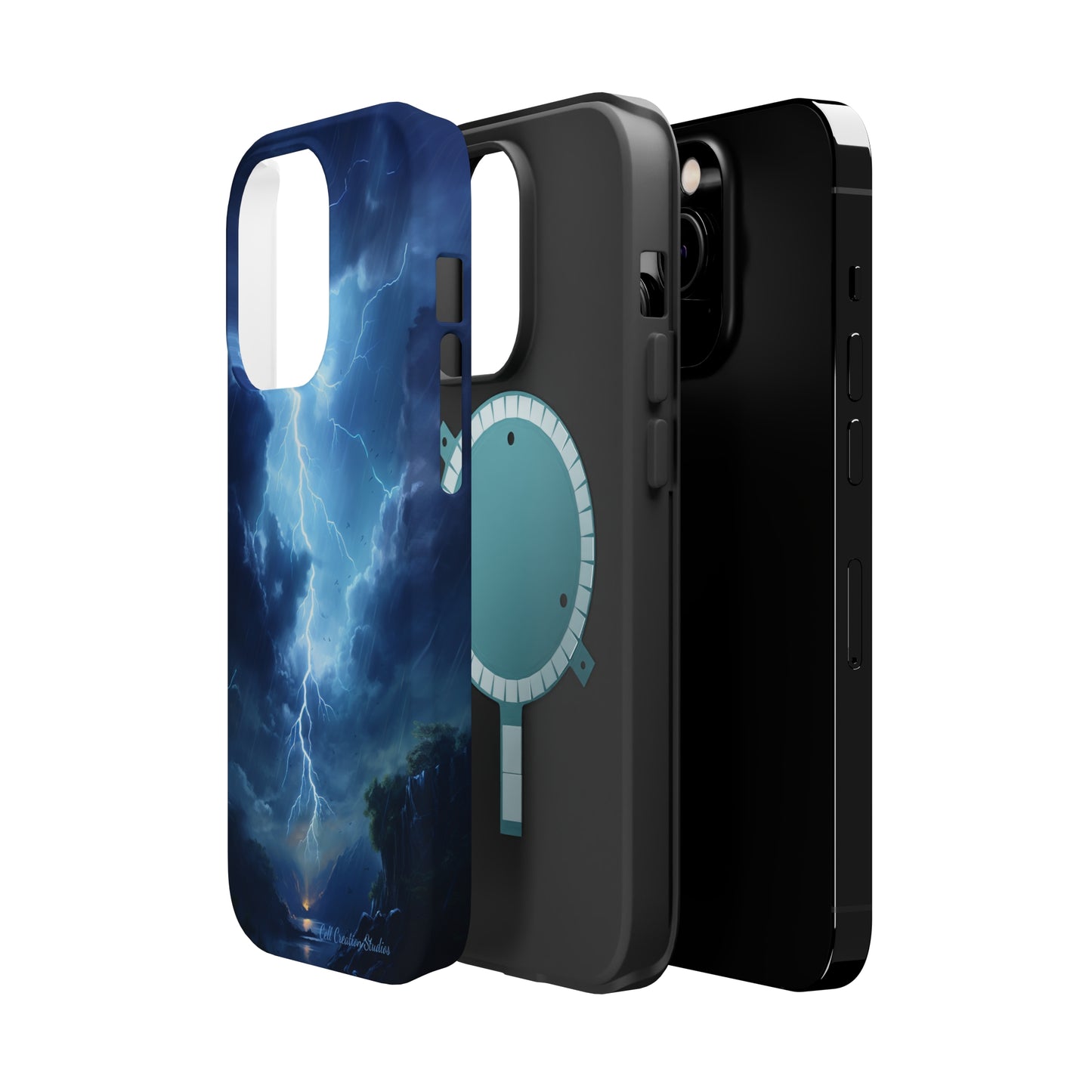 Introducing the "Stormy Serenity" Cell Phone Case – Embrace Nature -MagSafe Tough Cases