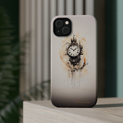 Introducing the "Elegant Clockwork" Cell Phone Case – Embrace Timekeeping with Style and Grace -MagSafe Tough Cases