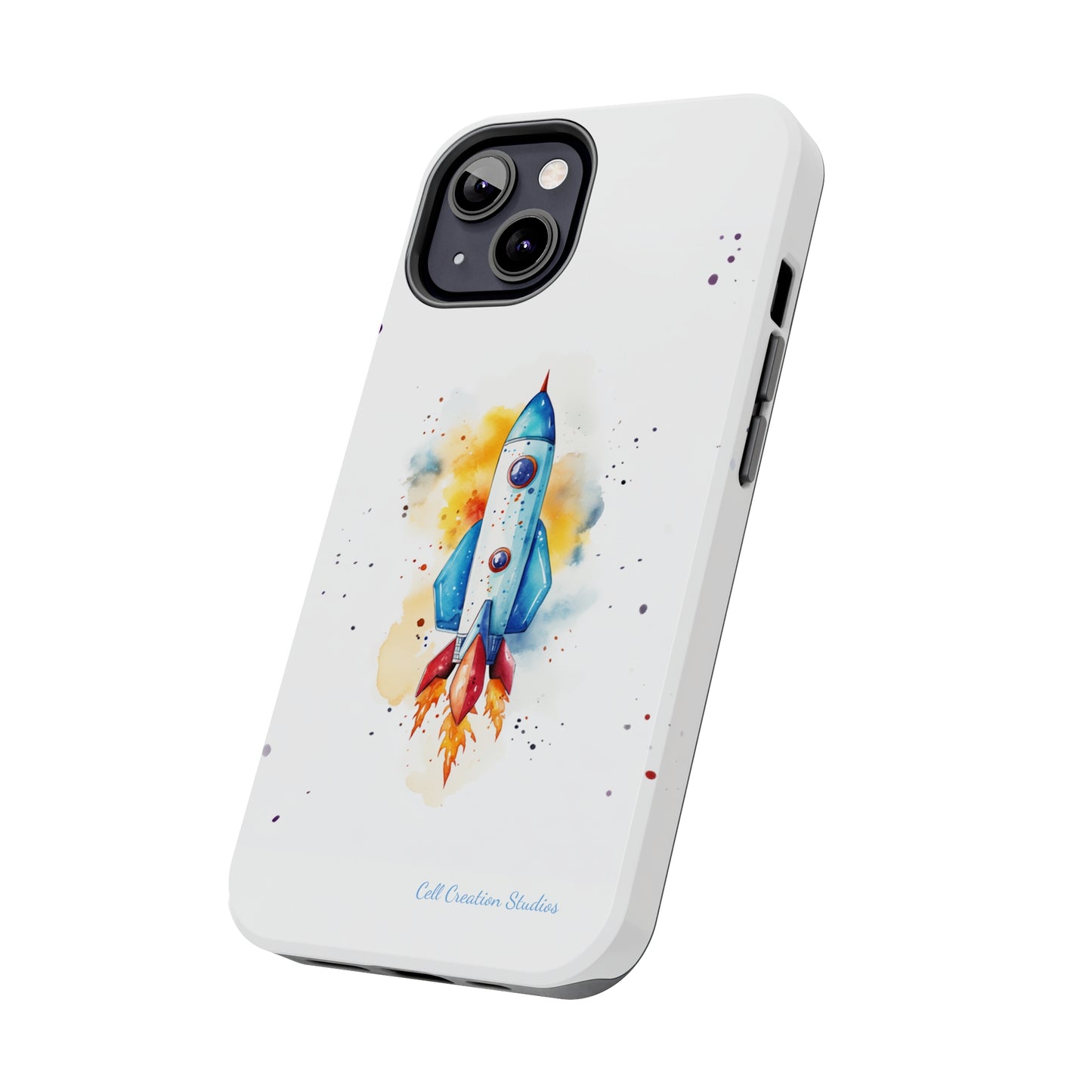 Introducing our "Cosmic Rocket" Cell Phone Case – Where Style Meets Adventure -Tough Phone Cases