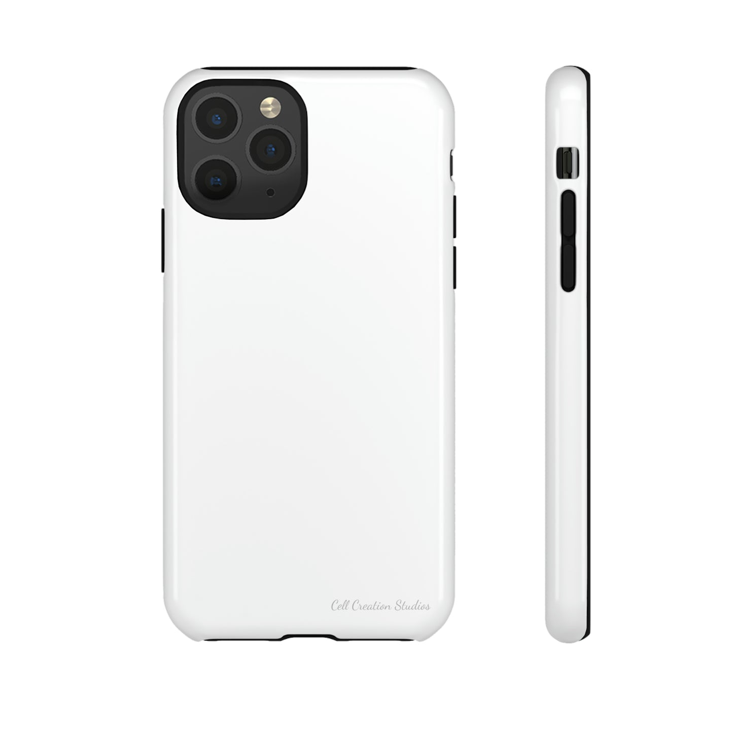 "Pure Elegance White" -Tough iPhone Cases