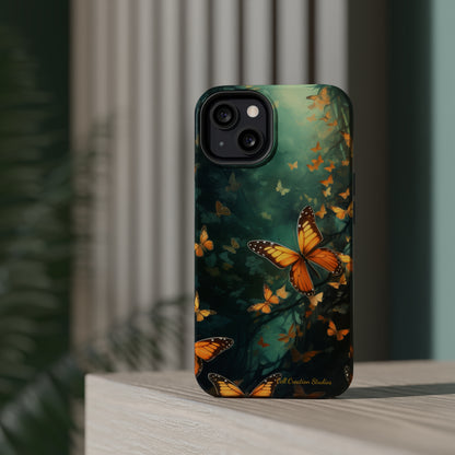 Introducing the "Butterfly Symphony" Cell Phone Case – Embrace the Dance of Nature! -MagSafe Tough Cases