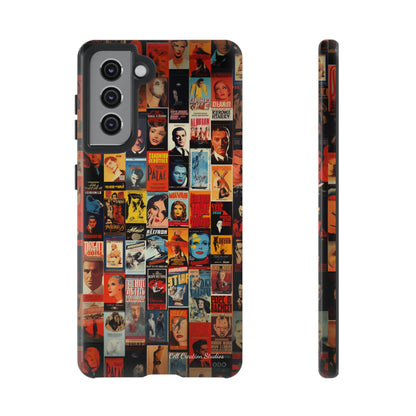 Introducing the "Vintage Movie Poster Collage" Cell Phone Case – Timeless Hollywood Charm -Tough Cases