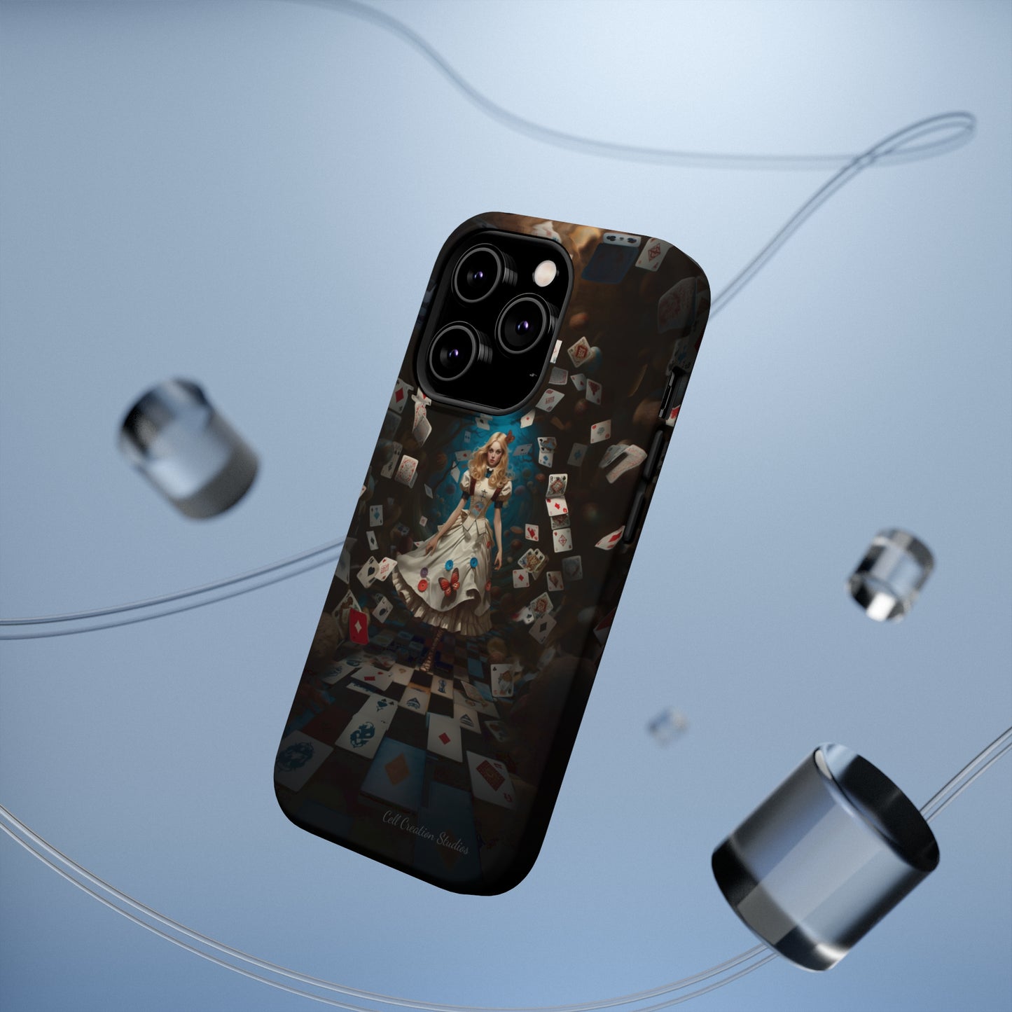 Introducing the "Alice in Wonderland" Cell Phone Case – A Journey Through Imagination -MagSafe Tough Cases