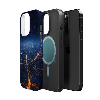 "Urban Snowfall Glow" -MagSafe Tough iPhone Cases